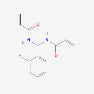 N,N'-[(2-fluorophenyl)methanediyl]bisprop-2-enamide