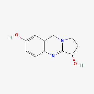 molecular formula C11H12N2O2 B1220315 Vasicinol 