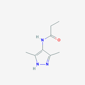 N-(3,5-dimethyl-1H-pyrazol-4-yl)propanamide