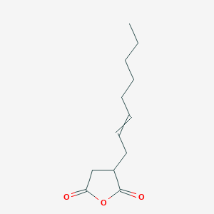 molecular formula C12H18O3 B1220326 2-Octenylsuccinic Anhydride CAS No. 42482-06-4