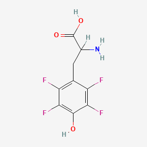molecular formula C9H7F4NO3 B1220333 2,3,5,6-Tetrafluorotyrosine CAS No. 18933-45-4