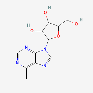 molecular formula C11H14N4O4 B1220336 6-甲基嘌呤核糖苷 CAS No. 16006-65-8
