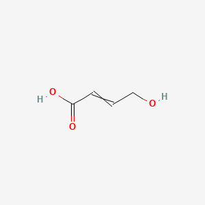 molecular formula C4H6O3 B1220338 4-Hydroxybut-2-enoic acid 