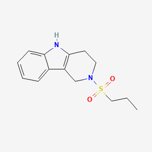 2-(propylsulfonyl)-2,3,4,5-tetrahydro-1H-pyrido[4,3-b]indole