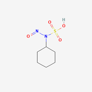 molecular formula C6H12N2O4S B1220347 N-Nitrosocyclohexylsulfamic acid CAS No. 70365-40-1