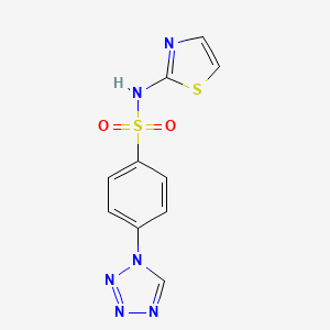 4-(1H-tetrazol-1-yl)-N-(1,3-thiazol-2-yl)benzenesulfonamide