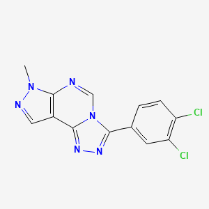 3-(3,4-dichlorophenyl)-7-methyl-7H-pyrazolo[4,3-e][1,2,4]triazolo[4,3-c]pyrimidine