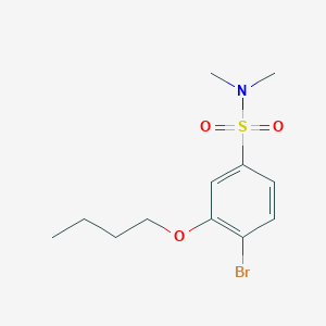 [(4-Bromo-3-butoxyphenyl)sulfonyl]dimethylamine