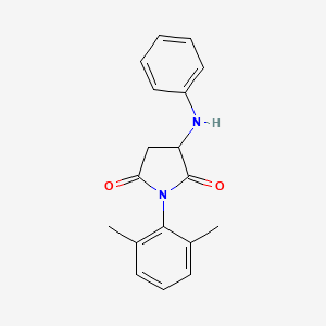 1-(2,6-Dimethylphenyl)-3-(phenylamino)azolidine-2,5-dione