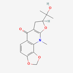 molecular formula C16H17NO5 B1220352 Hydroxylunine CAS No. 25488-60-2