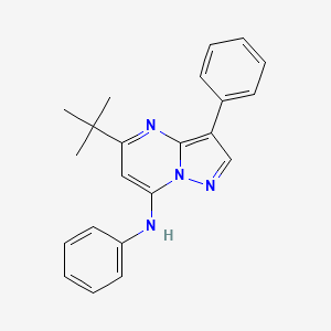 5-tert-butyl-N,3-diphenylpyrazolo[1,5-a]pyrimidin-7-amine