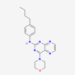 (4-Butylphenyl)(4-morpholin-4-ylpteridin-2-yl)amine