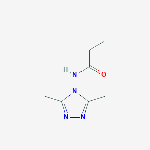 N-(3,5-Dimethyl-[1,2,4]triazol-4-yl)-propionamide