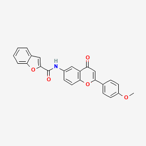 N-[2-(4-methoxyphenyl)-4-oxo-4H-chromen-6-yl]-1-benzofuran-2-carboxamide