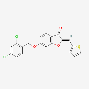 6-[(2,4-Dichlorophenyl)methoxy]-2-(2-thienylmethylene)benzo[b]furan-3-one