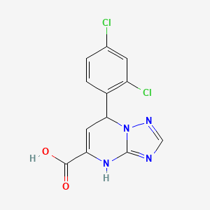 7-(2,4-Dichlorophenyl)-4,7-dihydro[1,2,4]triazolo[1,5-a]pyrimidine-5-carboxylic acid