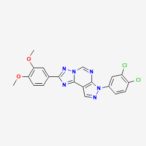 7-(3,4-dichlorophenyl)-2-(3,4-dimethoxyphenyl)-7H-pyrazolo[4,3-e][1,2,4]triazolo[1,5-c]pyrimidine