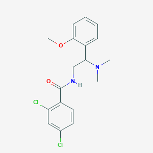 molecular formula C18H20Cl2N2O2 B12203793 2,4-dichloro-N-[2-(dimethylamino)-2-(2-methoxyphenyl)ethyl]benzamide 