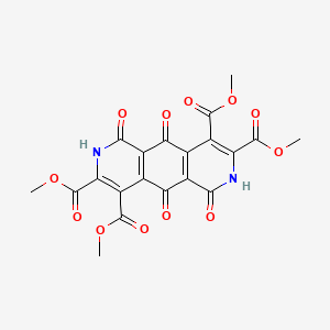 Tetramethyl 1,6-dihydroxy-5,10-dioxo-5,10-dihydropyrido[3,4-g]isoquinoline-3,4,8,9-tetracarboxylate