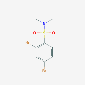 [(2,4-Dibromophenyl)sulfonyl]dimethylamine