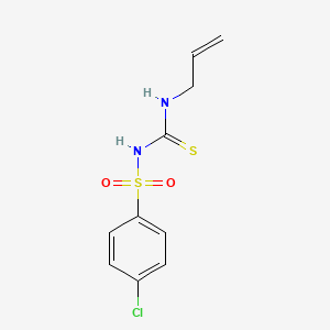 molecular formula C10H11ClN2O2S2 B12204038 4-chloro-N-(prop-2-en-1-ylcarbamothioyl)benzenesulfonamide 