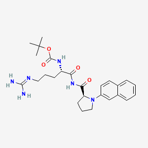 tert-Butyloxycarbonyl-arginylproline-2-naphthylamide