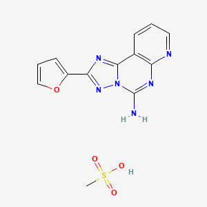 2-(2-Furanyl)pyrido(3,2-e)(1,2,4)triazolo(1,5-c)pyrimidin-5-amine monomethanesulfonate