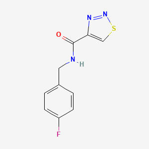 N-(4-fluorobenzyl)-1,2,3-thiadiazole-4-carboxamide