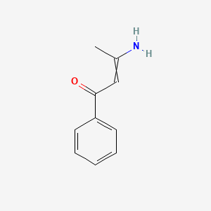 molecular formula C10H11NO B1220411 3-Amino-1-phenylbut-2-en-1-one 