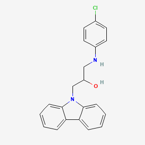 1-Carbazol-9-yl-3-(4-chloro-phenylamino)-propan-2-ol