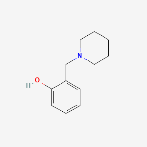 molecular formula C12H17NO B1220415 2-(Piperidin-1-ylmethyl)phenol CAS No. 4764-13-0