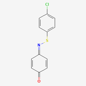 Benzenesulfenamide, 4-chloro-N-(4-oxo-2,5-cyclohexadien-1-ylidene)-