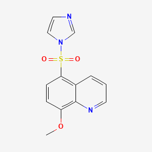 1H-IMIDAZOL-1-YL (8-METHOXY-5-QUINOLYL) SULFONE