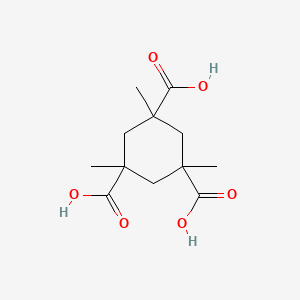 molecular formula C12H18O6 B1220420 cis,cis-1,3,5-Trimethylcyclohexane-1,3,5-tricarboxylic acid CAS No. 79410-20-1