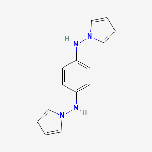 molecular formula C14H14N4 B1220422 Dihydroazarole CAS No. 55872-83-8
