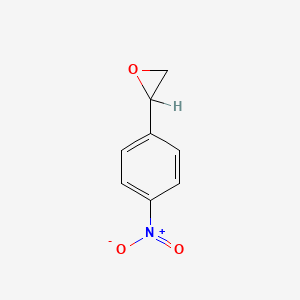 molecular formula C8H7NO3 B1220430 2-(4-硝基苯基)环氧乙烷 CAS No. 6388-74-5