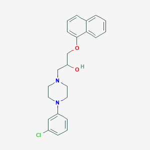 1-[4-(3-Chlorophenyl)piperazin-1-yl]-3-naphthalen-1-yloxypropan-2-ol