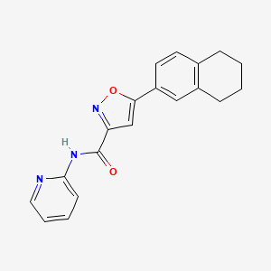 N-(2-pyridyl)(5-(2-5,6,7,8-tetrahydronaphthyl)isoxazol-3-yl)carboxamide