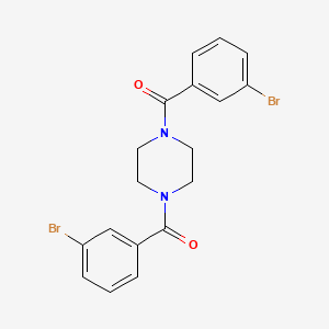 [4-(3-Bromo-benzoyl)-piperazin-1-yl]-(3-bromo-phenyl)-methanone