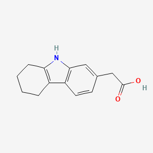 molecular formula C14H15NO2 B12204540 (6,7,8,9-Tetrahydro-5H-carbazol-2-yl)-acetic acid 