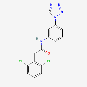 2-(2,6-dichlorophenyl)-N-[3-(1H-tetrazol-1-yl)phenyl]acetamide