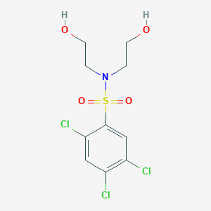 Bis(2-hydroxyethyl)[(2,4,5-trichlorophenyl)sulfonyl]amine