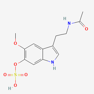 molecular formula C13H16N2O6S B1220468 6-磺酸氧褪黑激素 CAS No. 2208-40-4