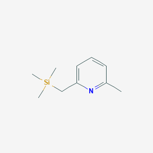 B122047 Trimethyl-[(6-methylpyridin-2-yl)methyl]silane CAS No. 158588-04-6