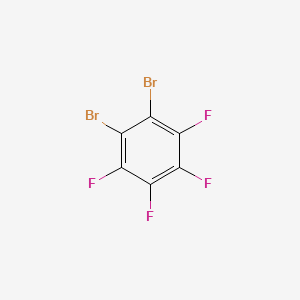 molecular formula C6Br2F4 B1220476 1,2-Dibromotetrafluorobenzene CAS No. 827-08-7