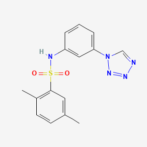 2,5-dimethyl-N-[3-(1H-tetrazol-1-yl)phenyl]benzenesulfonamide