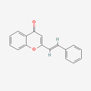 molecular formula C17H12O2 B1220498 (E)-2-Styrylchromone 