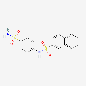 N-(4-sulfamoylphenyl)naphthalene-2-sulfonamide