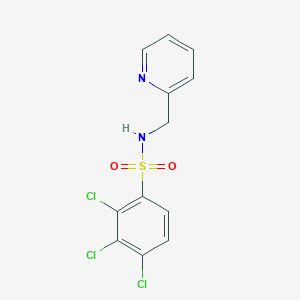 (2-Pyridylmethyl)[(2,3,4-trichlorophenyl)sulfonyl]amine