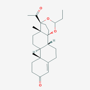 molecular formula C24H34O4 B122052 普利格司酮 CAS No. 23873-85-0